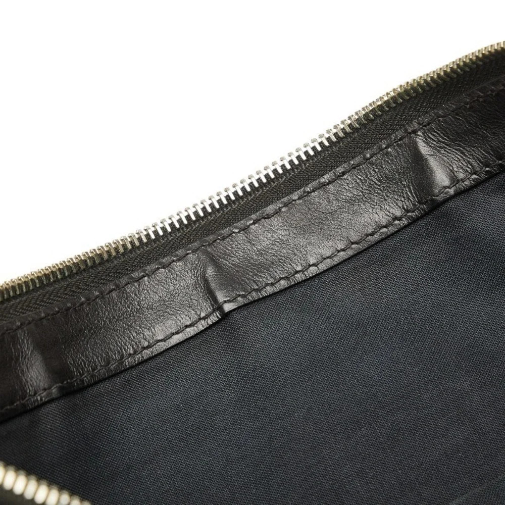 Authentic Balenciaga Navy Clip L Canvas Clutch Bag - Picture 5 of 11